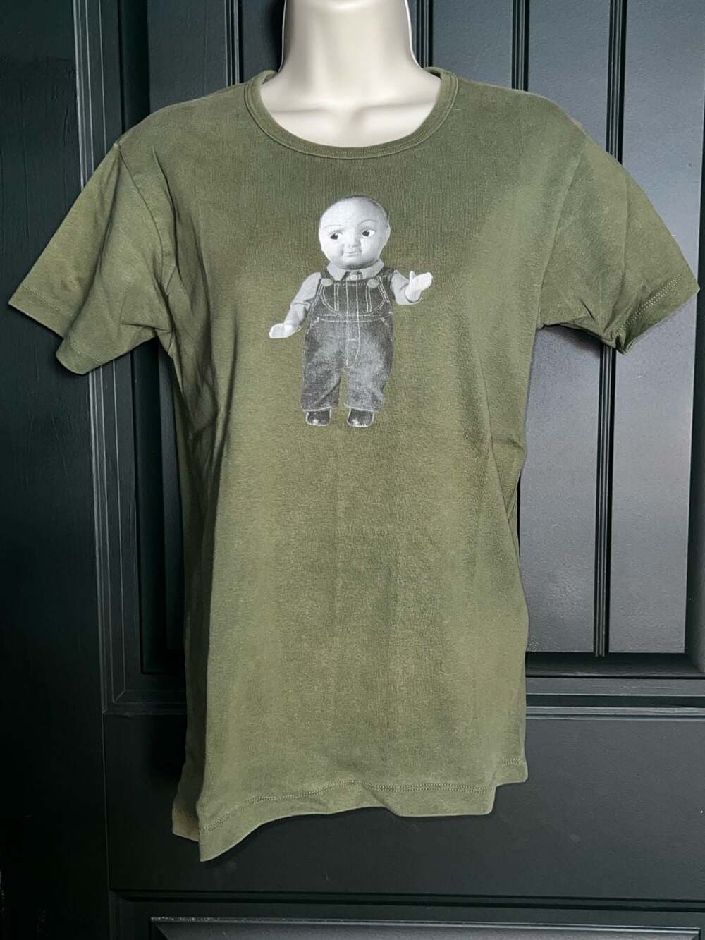 RARE EUC Lee Dungarees Buddy Lee Doll Graphic Tee Size L